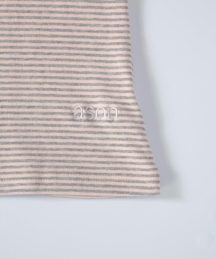 Aejeuon Ripple Stripe Sleeveless / Pink