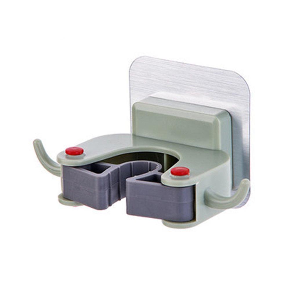 Wall Mounted Mop Organizer Holder Brush  Hanger Storage Rack Kitchen Hook