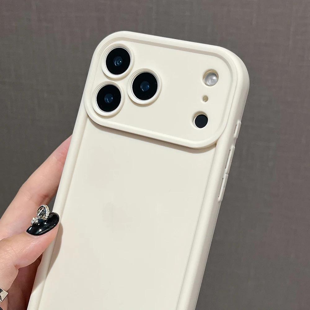 Case for iPhone 17 16 15 14 13 12 11 Pro Max 7 8 Plus X XS XR Shockproof Soft Matte Texture Phone Cases Cover for iPhone 17 Air
