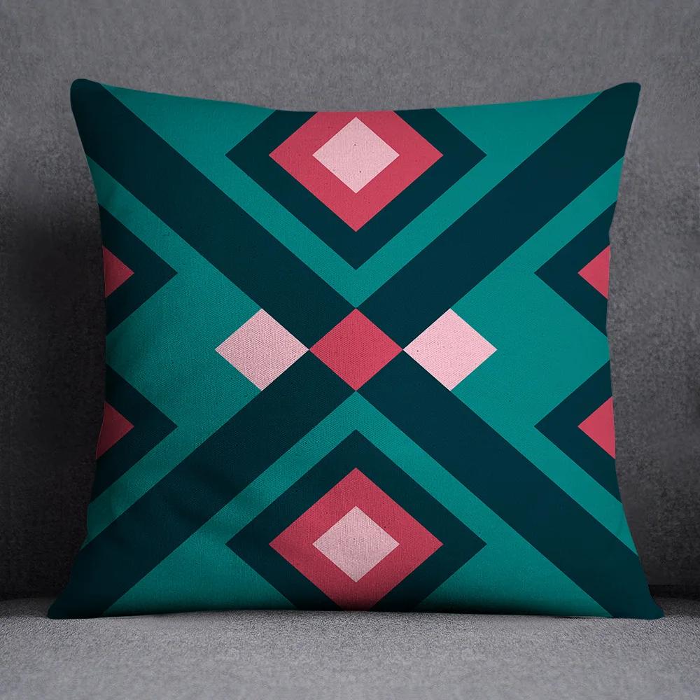 

Домашний декор, геометрический дизайн, наволочка, спальня, гостиная, минималистский интерьер офисного автомобиля 40x40cm