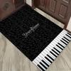 Name Custom Piano Note Carpet Rug for Living Room Bedroom Home Sofa Decoration,Kids Play Non-slip Floor Mat