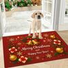 1Pcs Anti Fatigue Kitchen Rugs Christmas Golden Bells Waterproof Non-Slip Thick Cushioned Kitchen Mat Heavy Duty Comfort Standing Mat for Kitchen