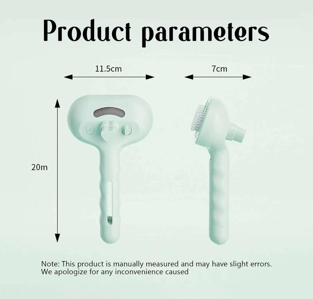 Stoom Massage Spray Borstel voor Huisdieren, Waternevel Kam Met Zachte Tanden Voor Hond Kat Haarverwijdering En Verzorging