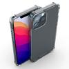 Priekš iPhone 15 Slim-Fit Telefona Apvalks Triecienizturīgs TPU Rāmis+Akrila Caurspīdīgs Telefona Vāciņš Mobilā Telefona Korpuss