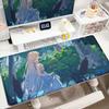 HD Printing Frieren At the Funeral Mousepads Anti-Slip Rubber Bottom Mousepad Large Size Esports Games Office Desk Pad Table Mat