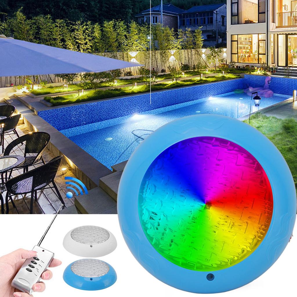 35W Underwater Light LED Pool Light LED Pool Light IP68 Waterproof AC DC12V 35W with Remote Control for Outdoor Swimming Pools