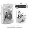 Affordable Stainless Steel Manual Nose Hair Trimmer - Washable Unisex Grooming Tool