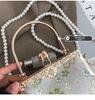 2026 Embroidered Clasp Shell Bag: Niche Design Evening Chain Shoulder & Crossbody Bag for Women