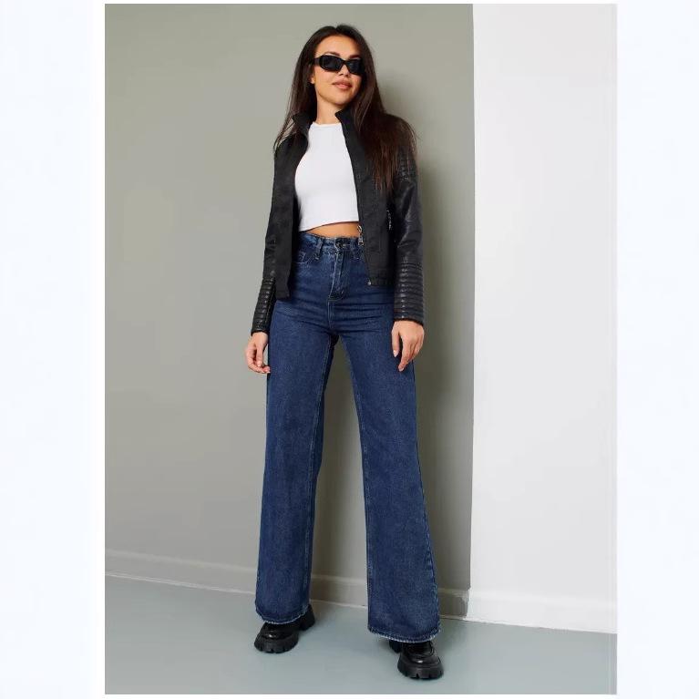 2025 New Women's Straight-Leg Jeans in Russian Style
