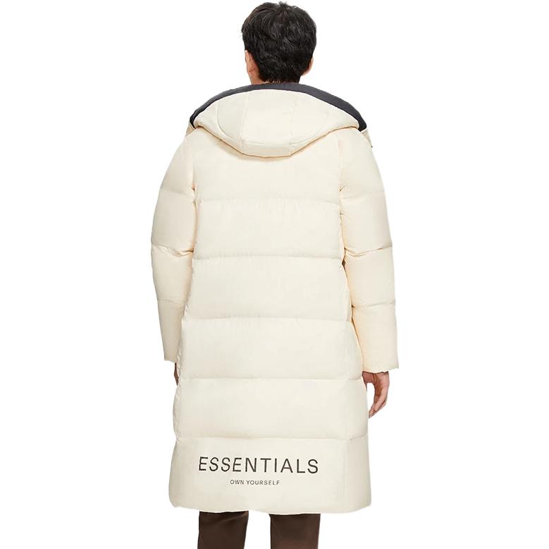 Li Ning Fitness Series Down Jacket Men's Swan White AYMS021-2