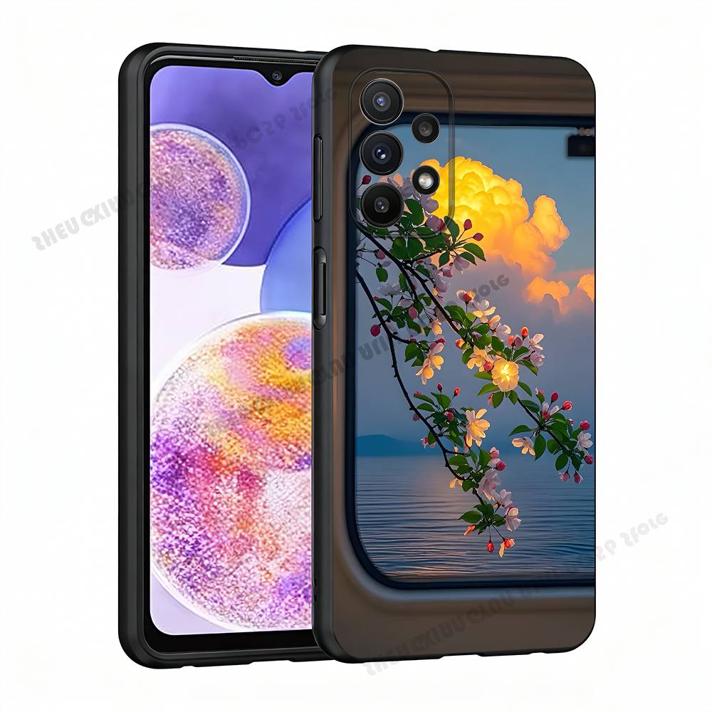 

The View Outside The Window Silicone Protect Case For Samsung A21 31 51 53 20 22 30 32 42 50 70 Cover Samsung A70