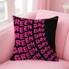 GGreen DDay Band Album  Maple Design Cushion Cover Happy Autumn Harvest decor Holiday Decorati Pillow Cover