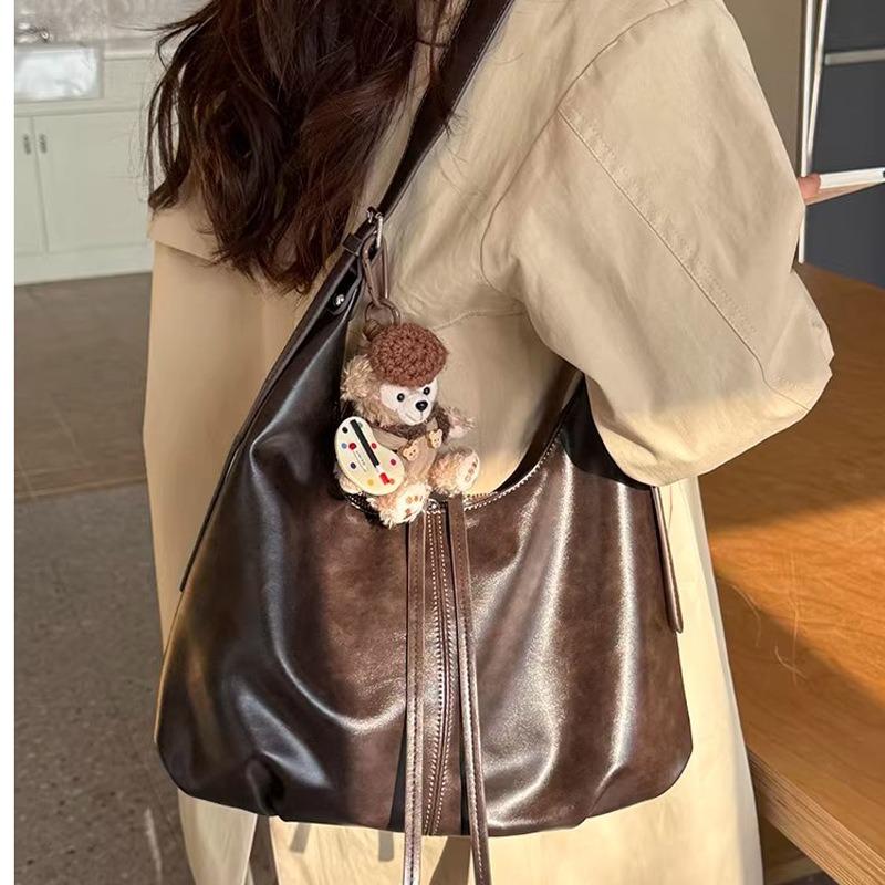 Autumn and Winter New Lazy Temperament Tote Bag Wasteland Style Retro Underarm Bag Large Capacity Messenger Bag