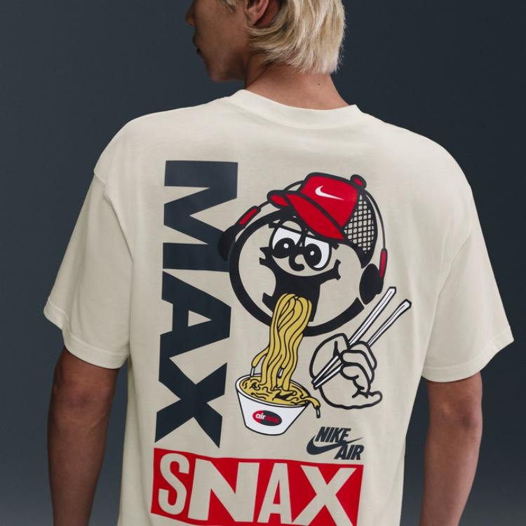 Nike Sportswear AS U NSW TEE M90 OC SOLE FOOD T Shirt Men's White HJ0769-078