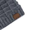 Classic Labal Winter Hats Outdoor Knitted Hats For Men And Women Beanie Cap Plush Fur Lining Warm Sports Hats