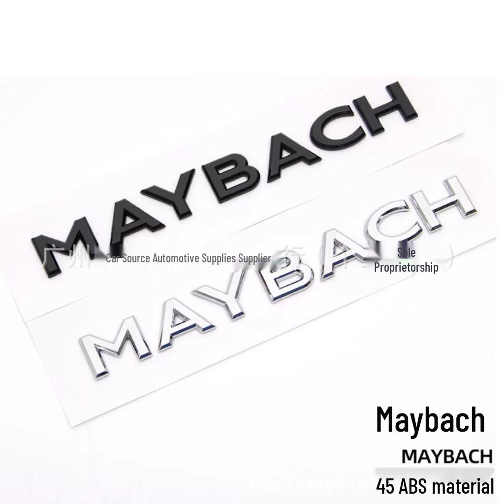 Mercedes-Benz Maybach S-Class Vito Rear Trunk Metallic Tail Sticker