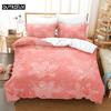 Flower Duvet Cover Set King Size 230X260 Single Double Bed Quilt Covers Pillowcase 3D Queen Bedding Sets Full Twin 2PCS 3PCS New
