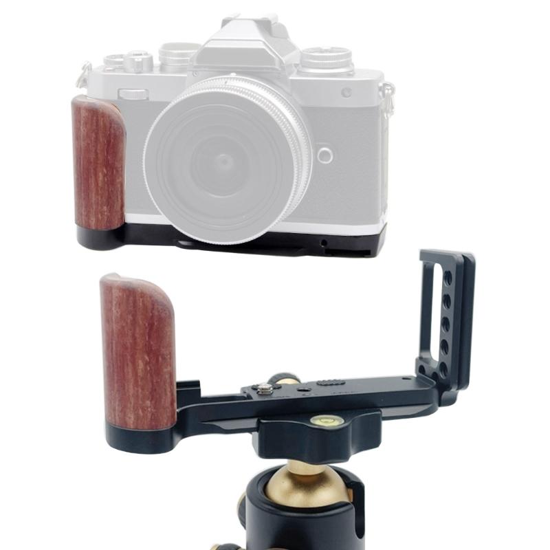 For  X-T30 X-T20 X-T10 Camera Quick Release QR L Plate, Anti Slip Metal Holder Hand Grip, Aluminum Aloy