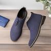 Men's shoes large size high top leather shoes fashion flow casual matte suede boots