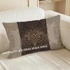 Elegant Floral Pattern Pillowcase Suitable For Sofa Bedroom Car Pillow Cover Cushion Rectangular Back Cushion