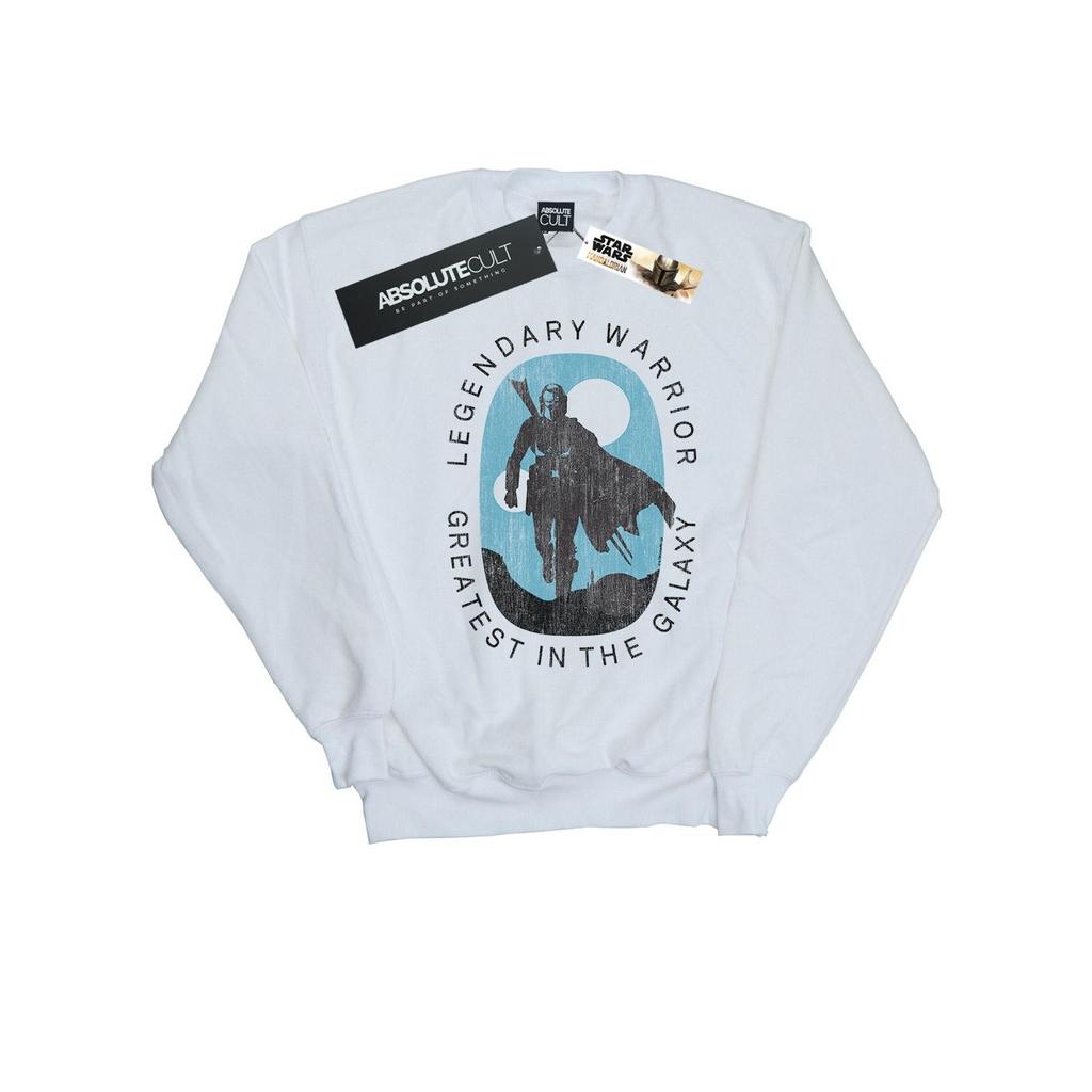 Star Wars Mens The Mandalorian Legendary Warrior Greatest In The Galaxy Sweatshirt