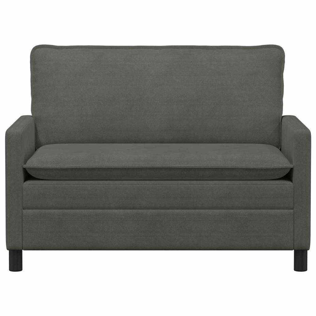 Sofa Dark Grey 126 x 81 x 87.5 cm Fabric