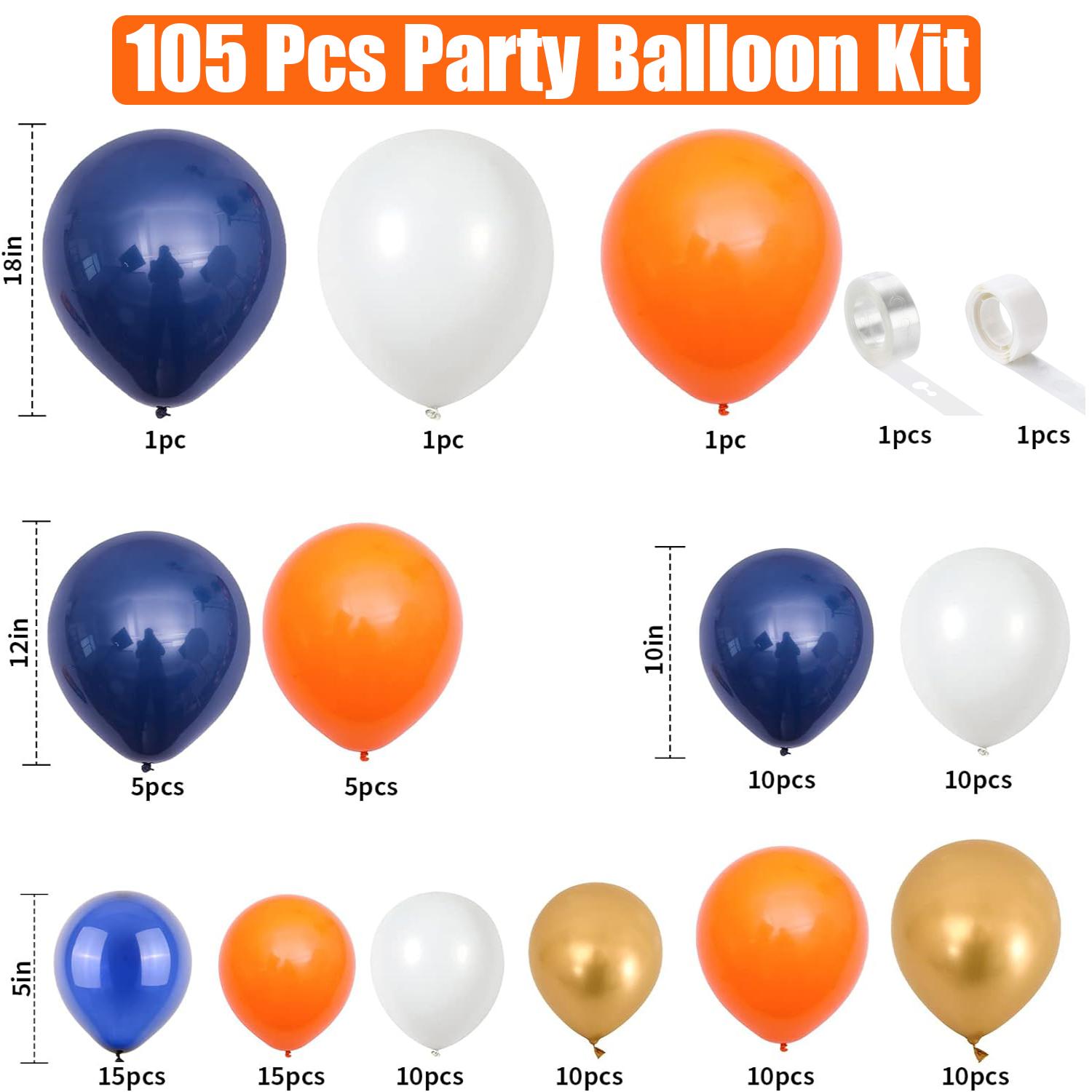 

Набор из 105 разноцветных латексных шаров, подходящий для украшения вечеринок по случаю дня рождения, свадеб, Дня святого Валентина Other