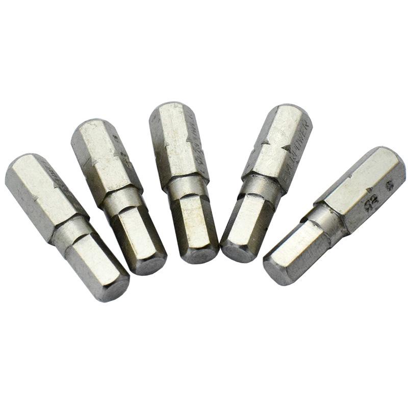 Aoweiboer C-Series 6.3mm Hex Socket Driver Bits, 25mm (Set of 5)