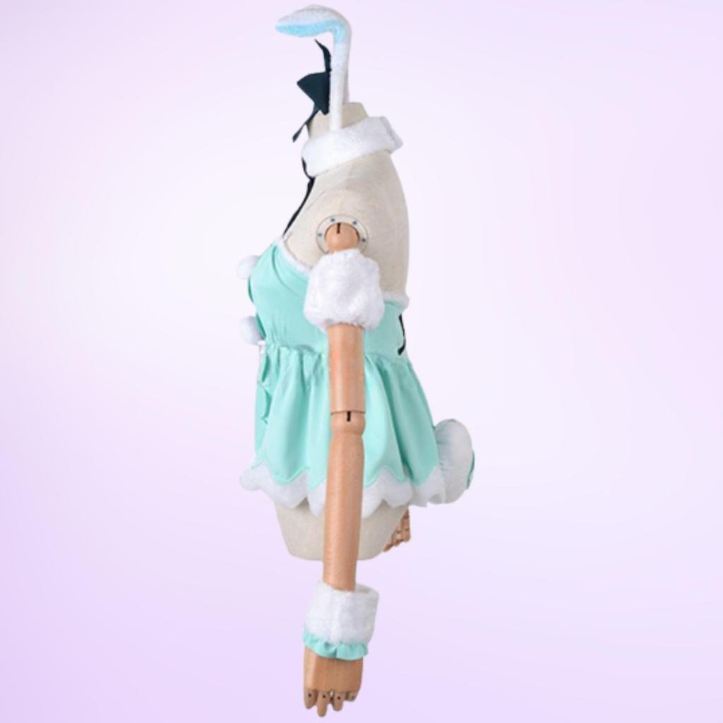 [Milky Time] Hatsune Miku Cosplay Halloween Bunny Girl White Rabbit with Wig