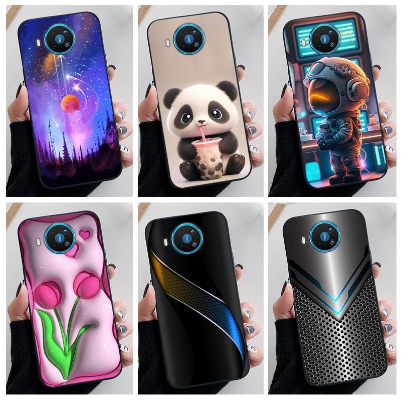 Per Custodie Nokia 8.3 5G 5.4 Morbido TPU Silicone Bella Cover Posteriore per Nokia X10 X20 8.3 5.4 Custodia per Telefono Fundas Bumper Coque NokiaX10