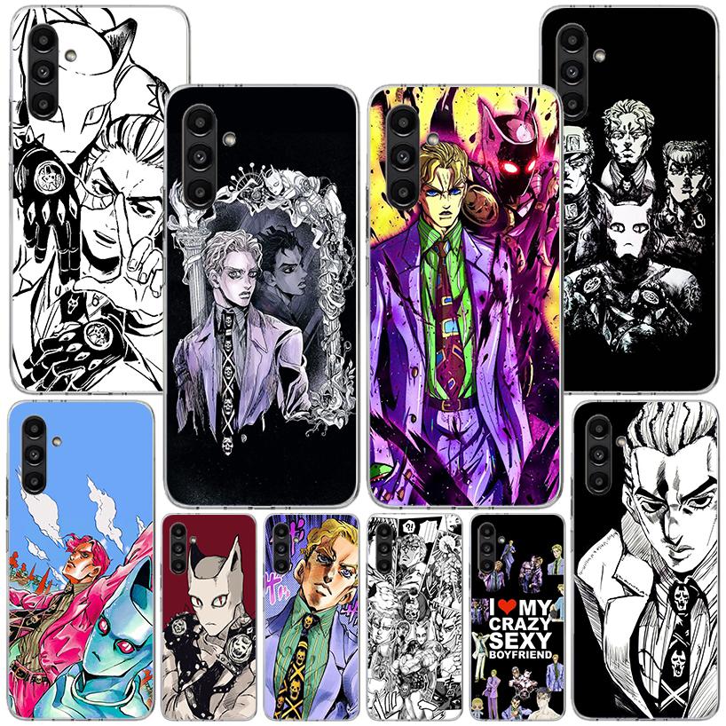 JoJo Kira Yoshikage Killer Queen Phone Case For Samsung Galaxy A17 A16 A15 A14 A13 A57 A56 A55 A54 A53 A37 A36 A35 A34 A33 A26 A