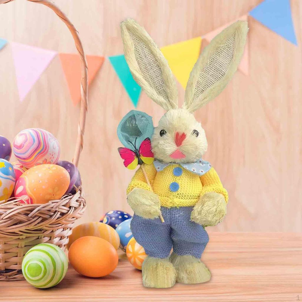 Easter Figurines Animal Crafts for Table Decoration
