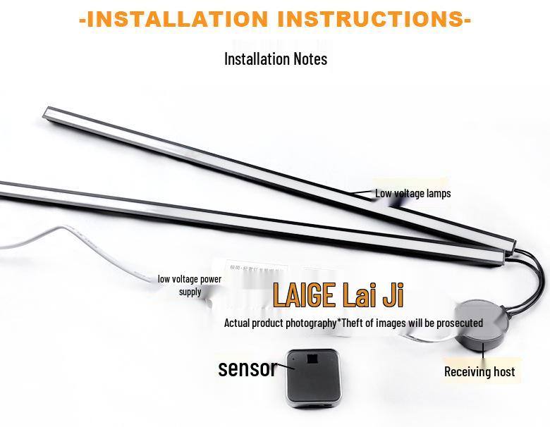 Wireless Touch Sensor LED Cabinet Light Controller, 12V-24V
