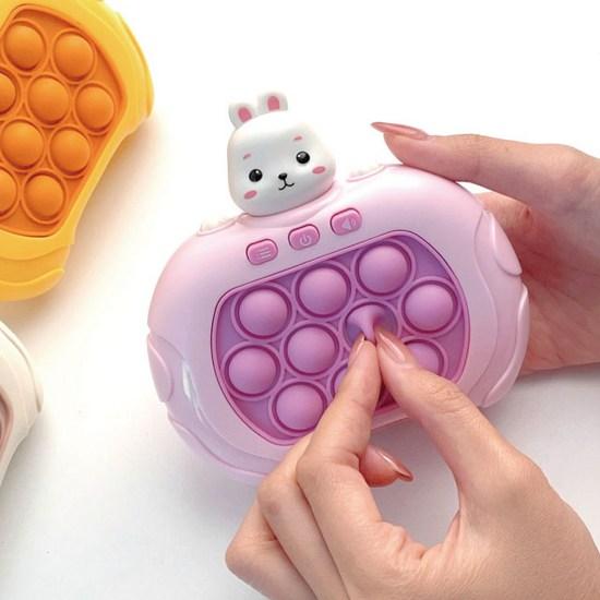 KC Certified Nineteen Friday Pop-It Game Machine Push Pop Push Pop Speed King Portable Mini Board Game Arcade, Popular Korean Game