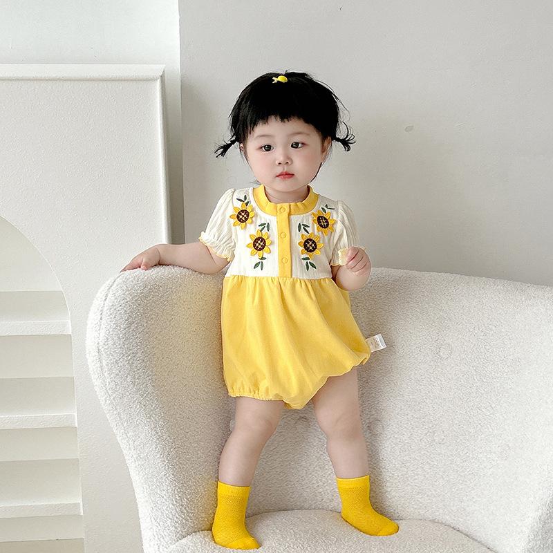 Sommer 2025 Baby Mädchen Prinzessin Strampler: Stilvoller & Leichter Body