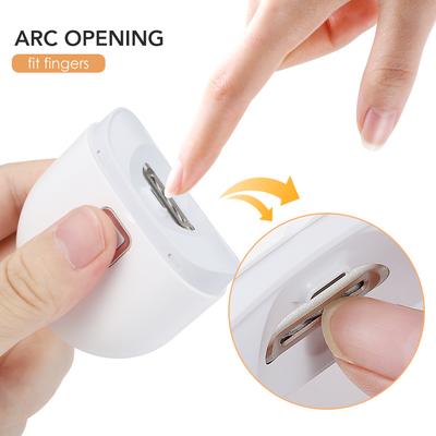 Electric Nail Clipper Grinding And Polishing With Light Automatic Nail Trimmer Rechargeable Nail Cutter Manicure For Baby Adult
