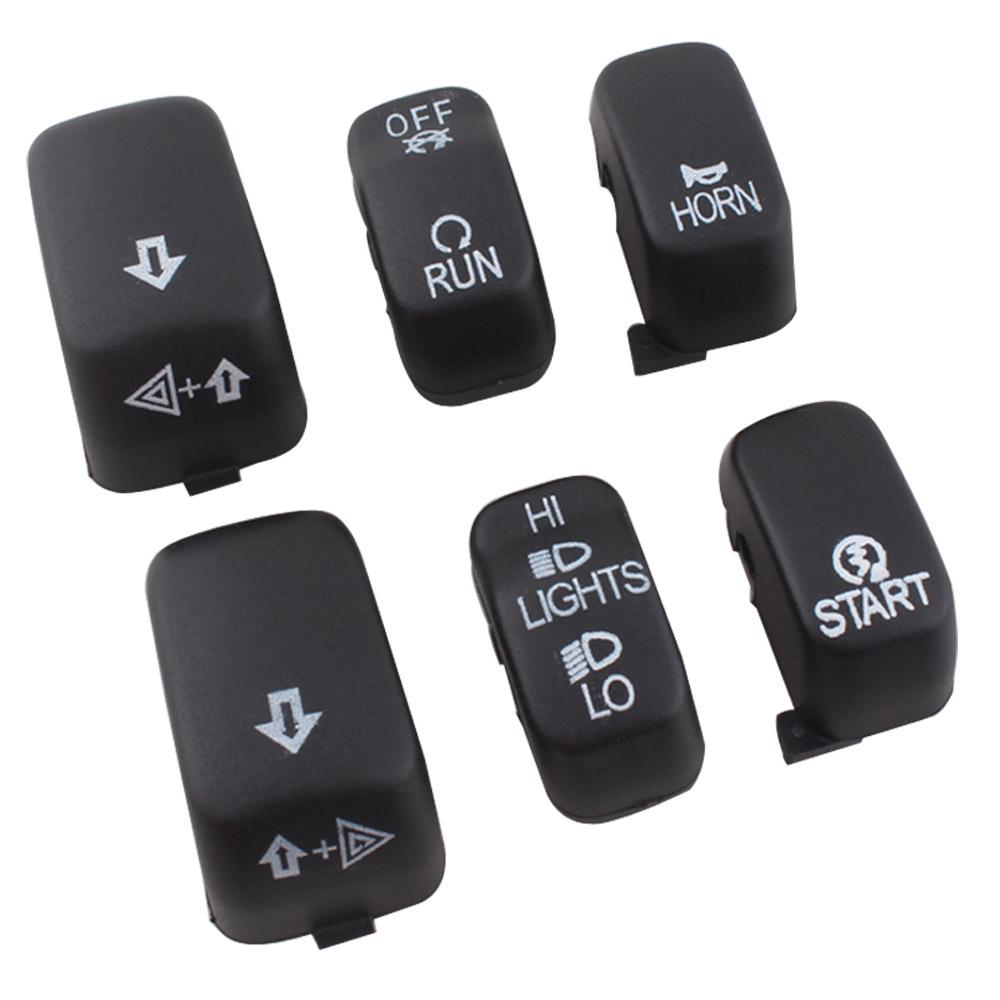 

Moto Accessory Handlebar Control Switch Housing Cover Switch Button Cap For Harley Softail Dyna Sportster 1200 883 Touring