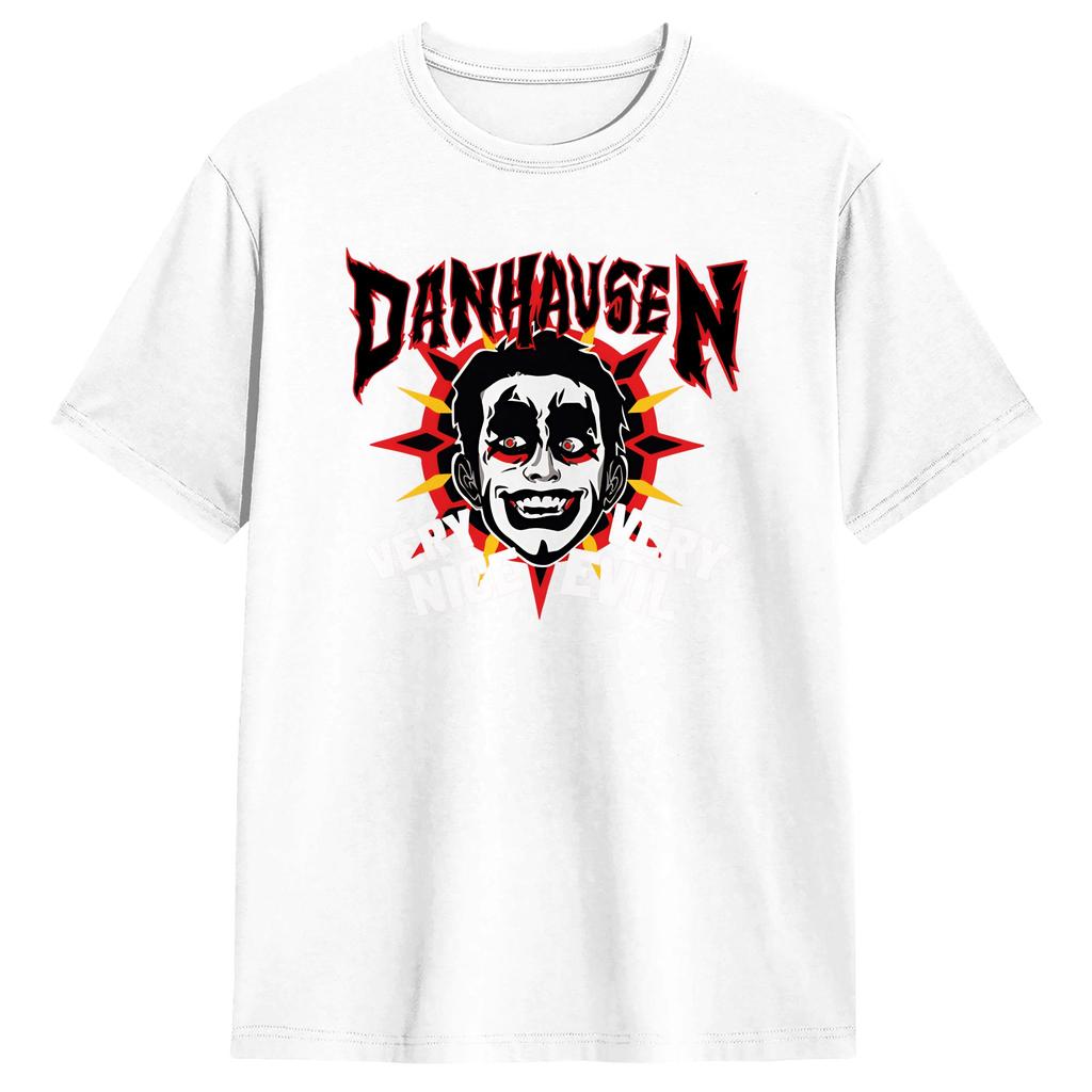 Very Nice Very Evil Danhausen Wrestling TShirts for Unisex Humorous Cotton Tees Crewneck Short Sleeve T Shirts Printing Clothes