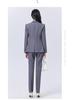 Women's Blue Suit Set for College Students: Spring/Autumn Interview & Professional Wear