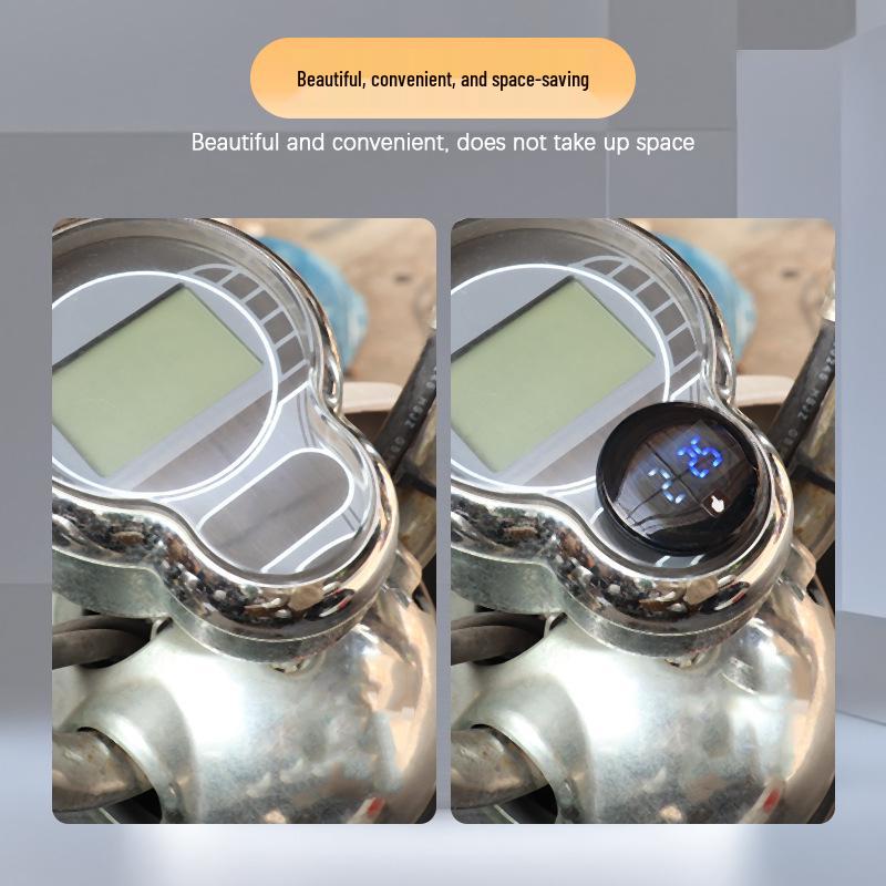 Ceas auto și ceas electronic LED rezistent la apă, sensibil la atingere, pentru vehicule electrice