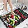 Grinch Christmas Celebration Carpet Rug Soft Washable Antislip Home Living Room Sofa Mats Personalized Christmas Rug