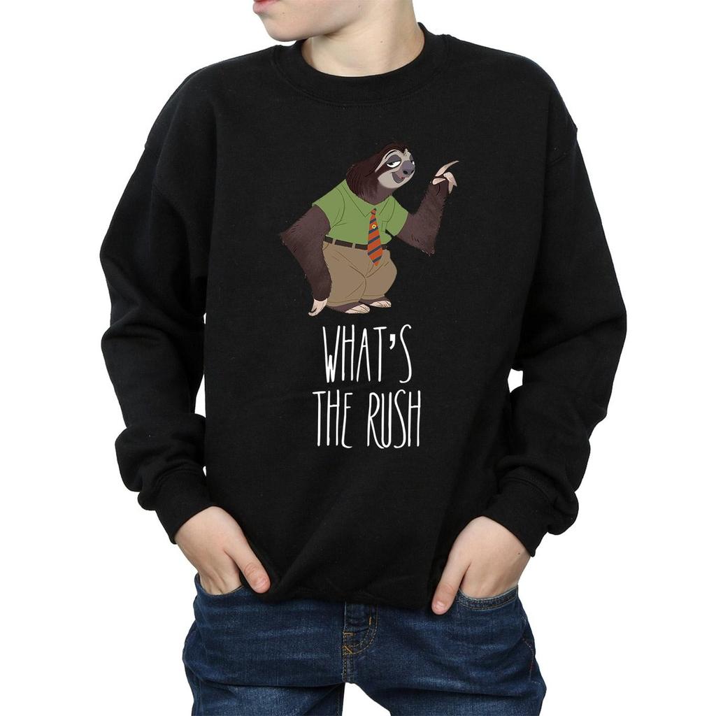 Disney Boys Zootropolis WhatÂ´s The Rush Sweatshirt