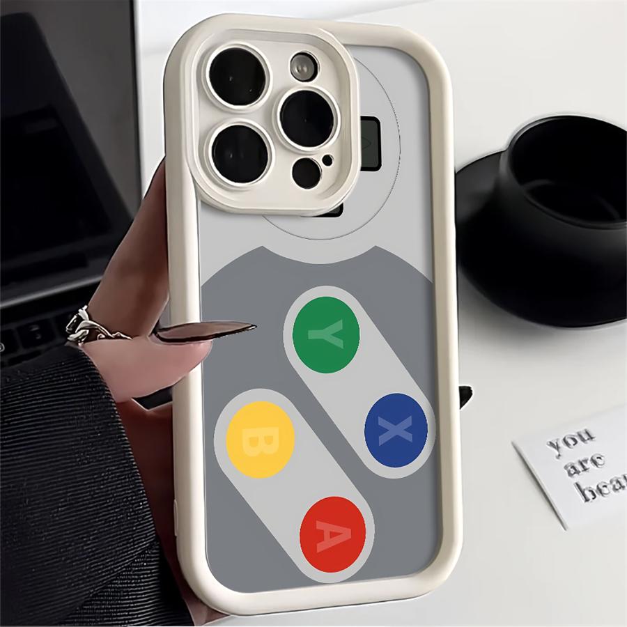 Case for iPhone 17 Pro Max 14 12 Pro 17e 11 16 Air 15 Plus 13 Phone Cover Retro Game Console Pattern