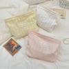Fashion Candy Color Makeup Bag Bowknot Multifunctional Cosmetic Pouch Large Capacity Stationery Bag Travel
