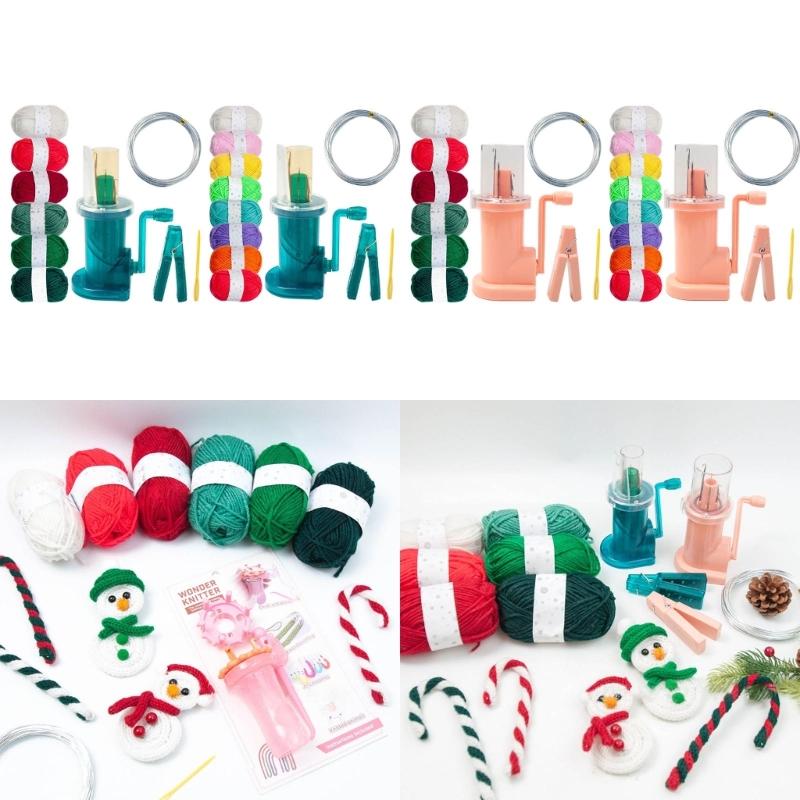 Creative-Knitting Machine Embellish-Hand Knit Loom Spool Knitter Bracelet Weave Tool Tricotin Machine Sewing Accessories
