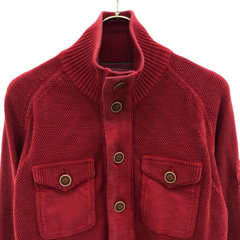 NAPAPIJRI cotton Knit jacket S Red Men's Used
