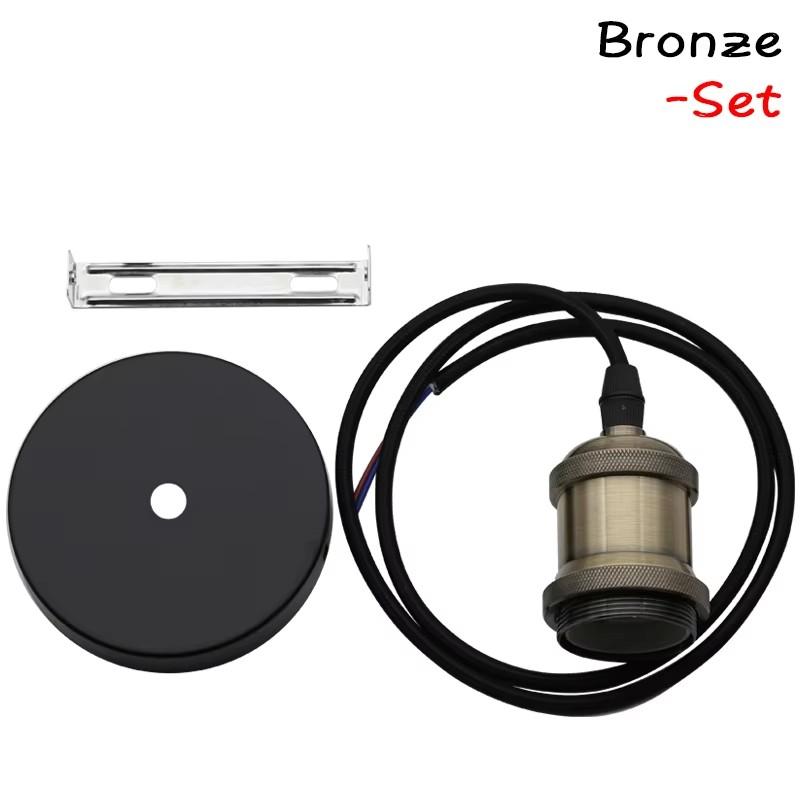 E27 Retro Ceiling Pendant Lights Base Vintage Chandelier Hanging Lamps Holder Bedroom Industrial Loft Indoor Lighting Decor