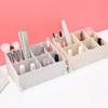 Kosmetik-Aufbewahrungsbox, hochbeständiges ABS, mehrere Gitter, Behälter für Make-up-Pinsel, Stiftkorb, Aufbewahrungsbox für Kleinigkeiten auf dem Schreibtisch