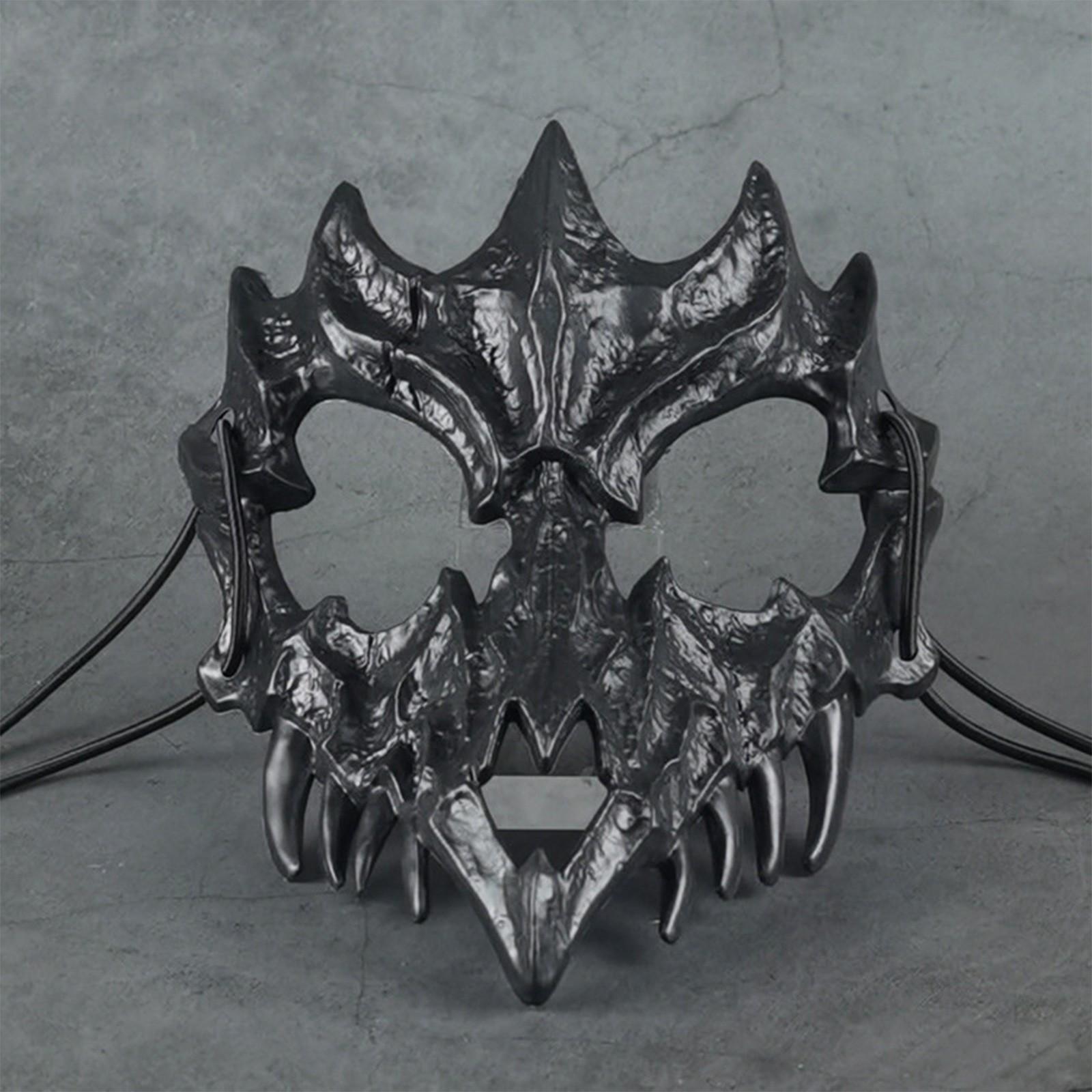 

Хэллоуин одеваются Dragongod Якша Тэнгу Зуб Череп Маска One Size