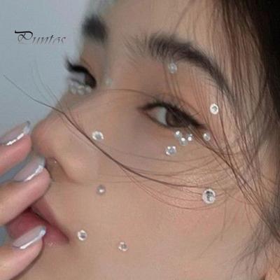 Rhinestone Stickers Faux Pearl Self Adhesive Anti-slip Festival Face Jewels Stick On Concert Makeup Face Hair Body Decoration Rhinestone Charms